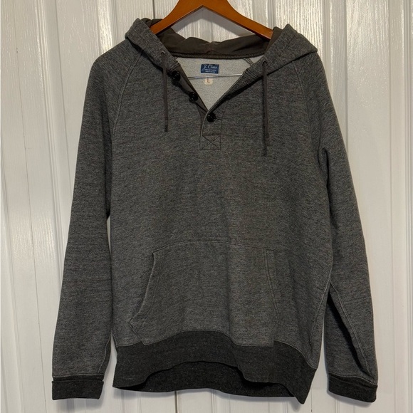 J. Crew Other - J. Crew Vintage Fleece Men's Gray Hoodie Size Large